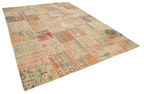 8x12 Multicolor Patchwork Rug- 28891