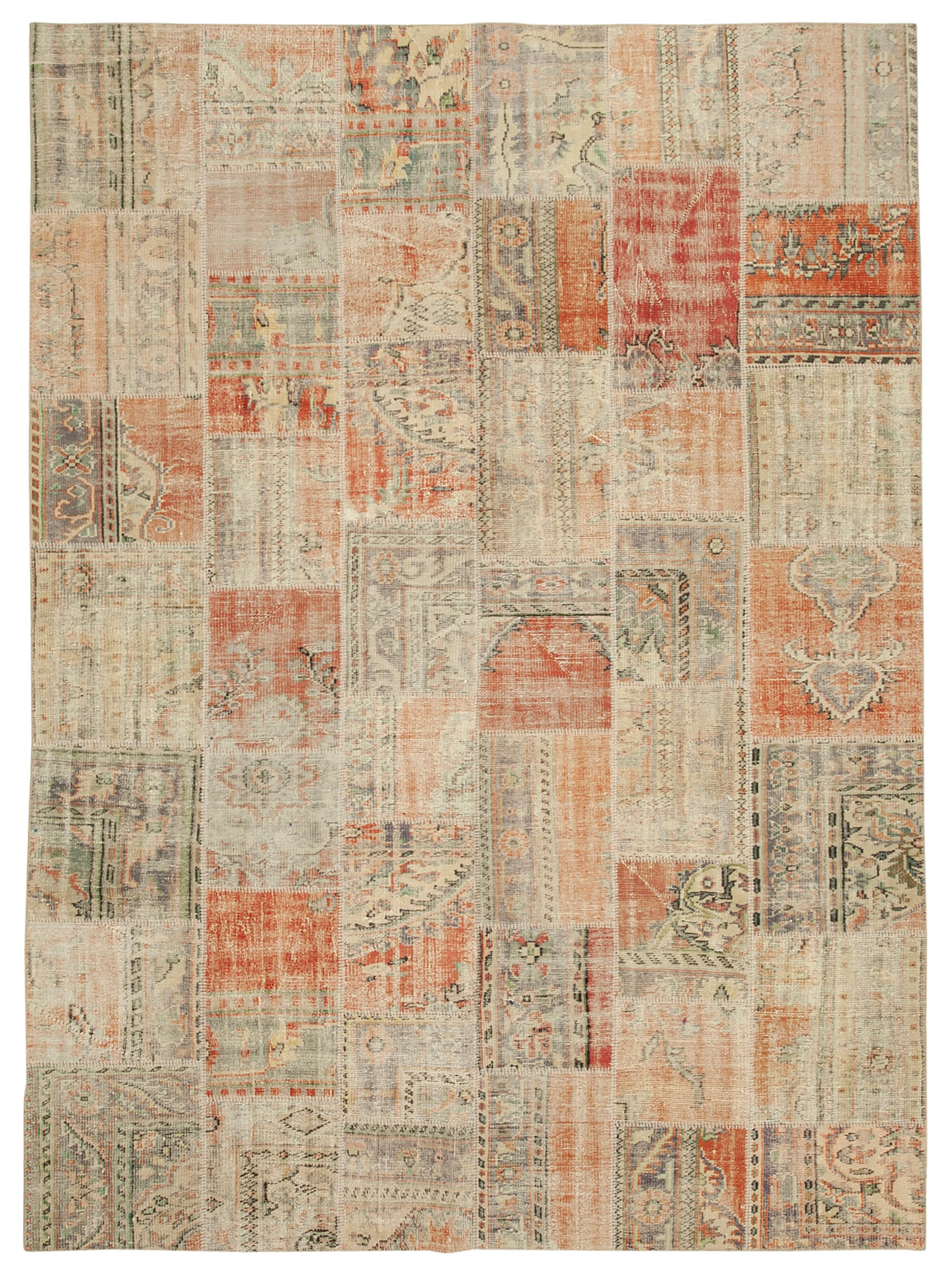 8x12 Multicolor Patchwork Rug- 28892