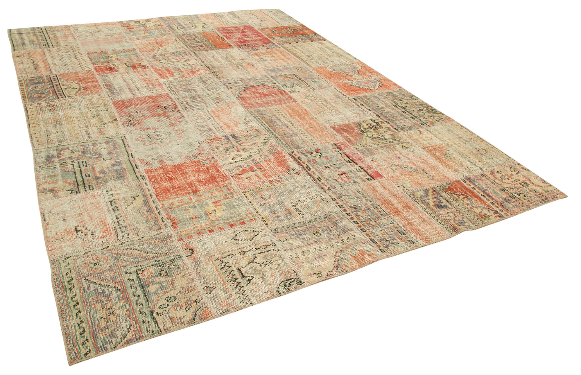 8x12 Multicolor Patchwork Rug- 28892