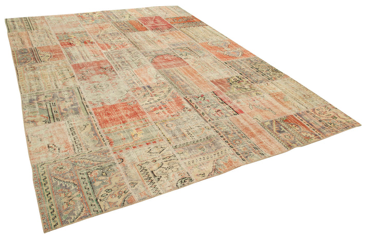 8x12 Multicolor Patchwork Rug- 28892