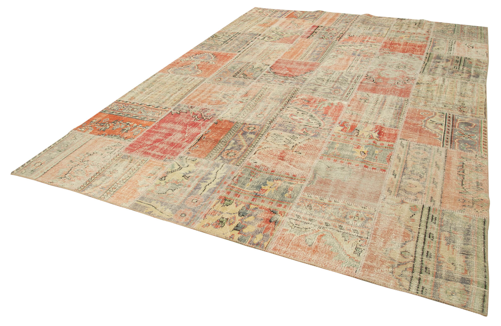 8x12 Multicolor Patchwork Rug- 28892