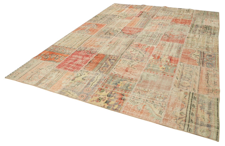 8x12 Multicolor Patchwork Rug- 28892
