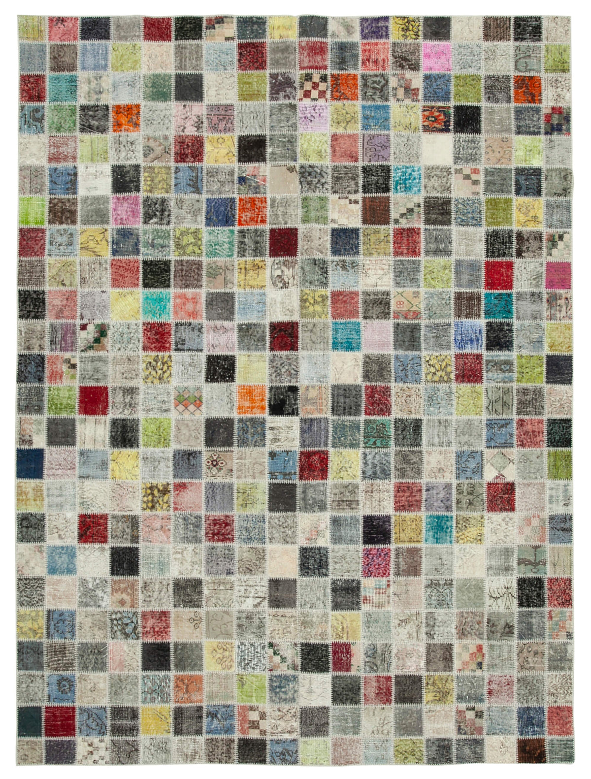 8x11  Multicolor Patchwork Rug- 28895