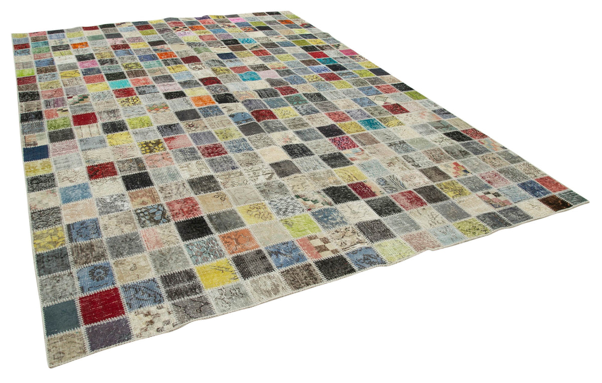 8x11  Multicolor Patchwork Rug- 28895