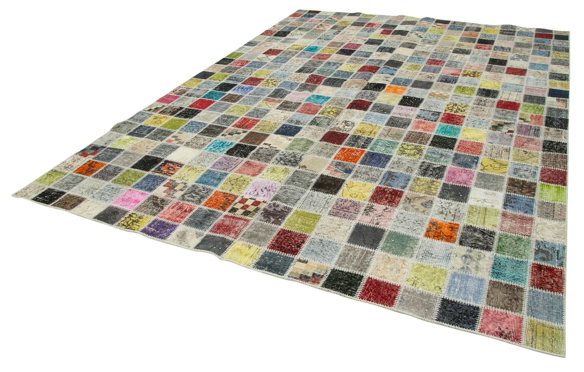 8x11  Multicolor Patchwork Rug- 28895