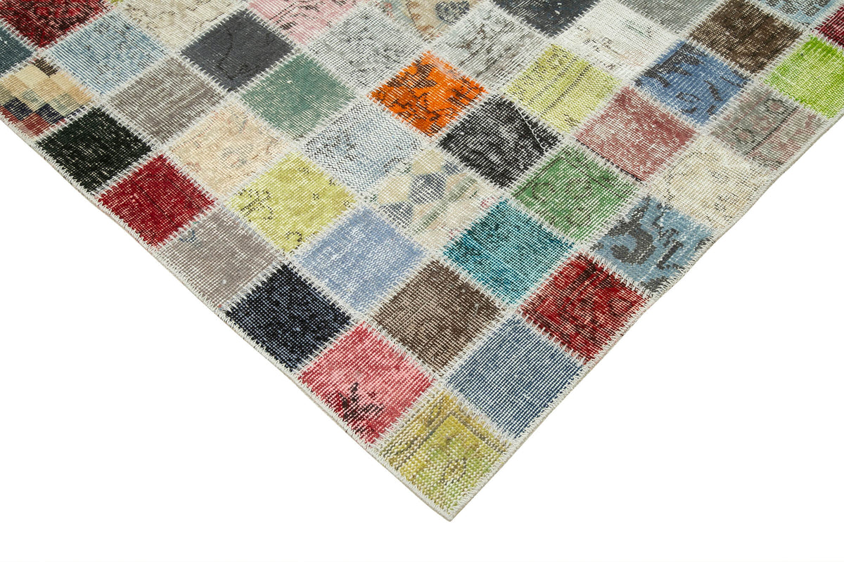 8x11  Multicolor Patchwork Rug- 28895