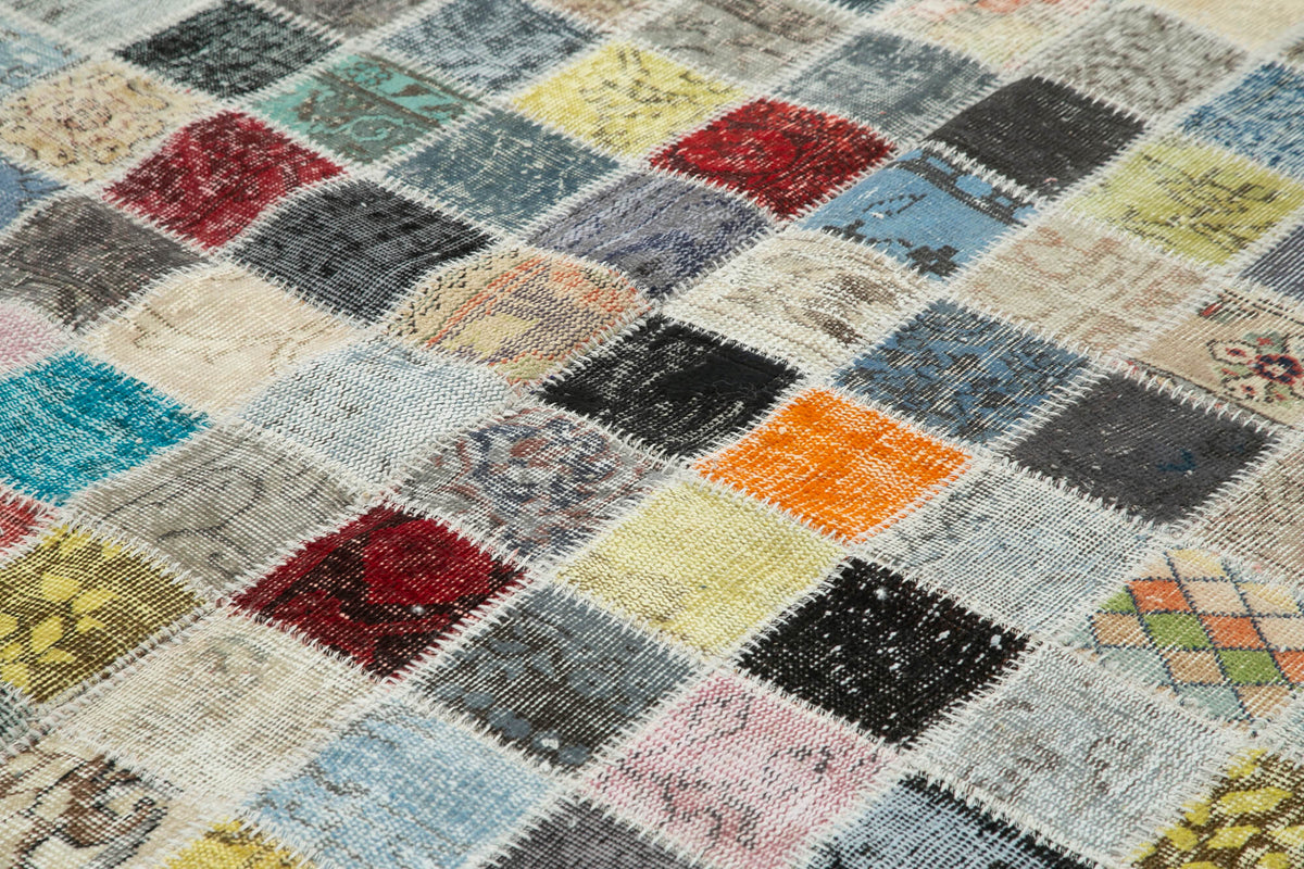 8x11  Multicolor Patchwork Rug- 28895
