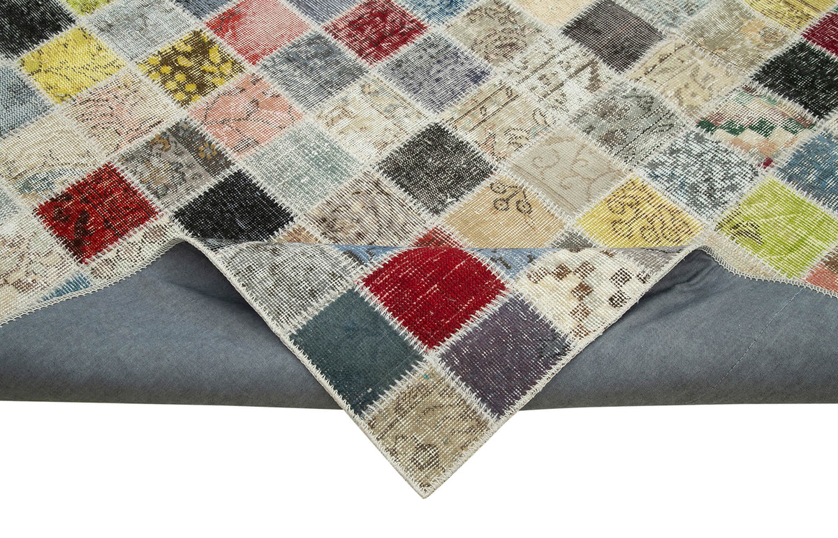 8x11  Multicolor Patchwork Rug- 28895