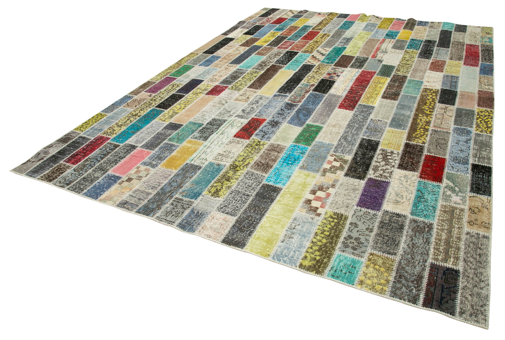 8x12 Multicolor Patchwork Rug- 28897