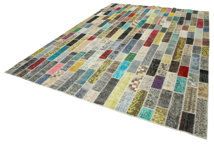 8x12 Multicolor Patchwork Rug- 28897