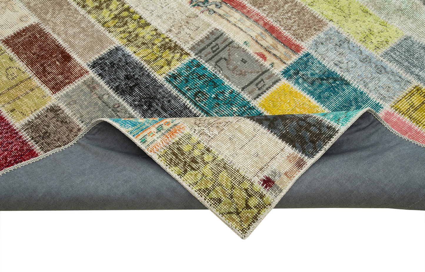 8x12 Multicolor Patchwork Rug- 28897