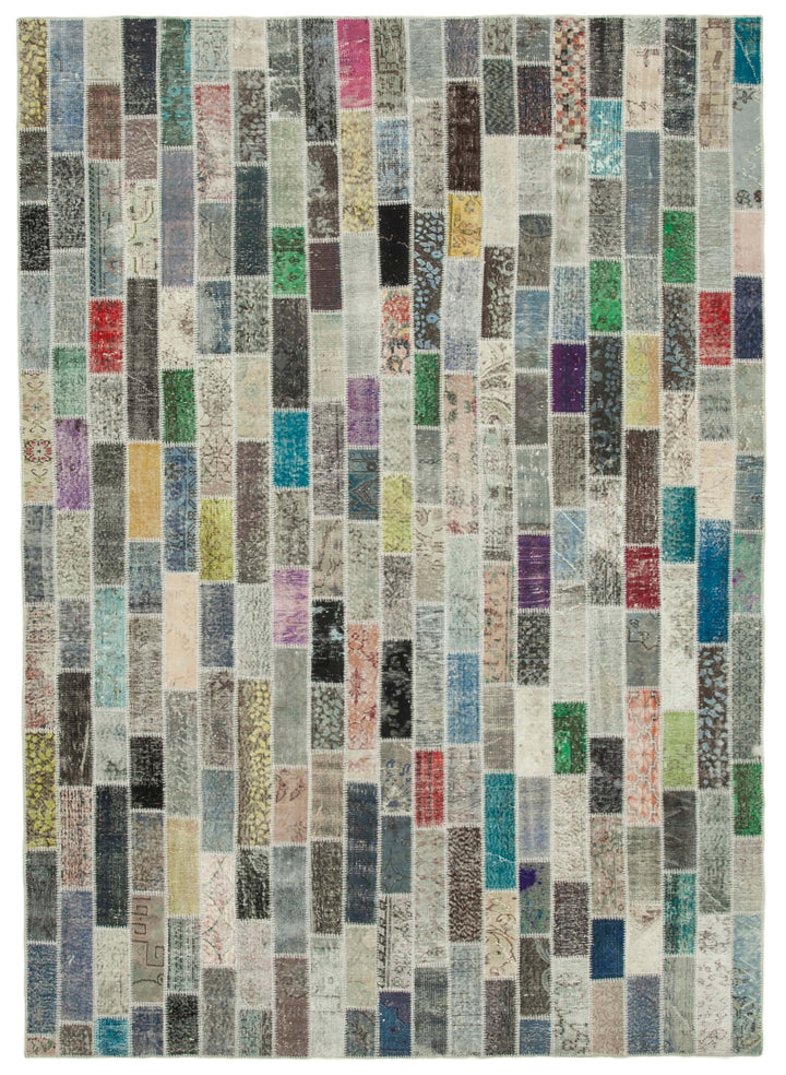 8x12 Multicolor Patchwork Rug- 28924