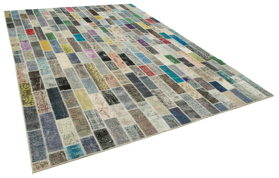 8x12 Multicolor Patchwork Rug- 28924