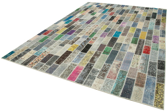 8x12 Multicolor Patchwork Rug- 28924