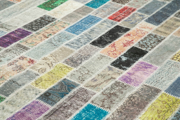 8x12 Multicolor Patchwork Rug- 28924