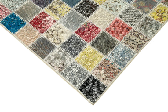 8x11 Multicolor Patchwork Rug- 28926