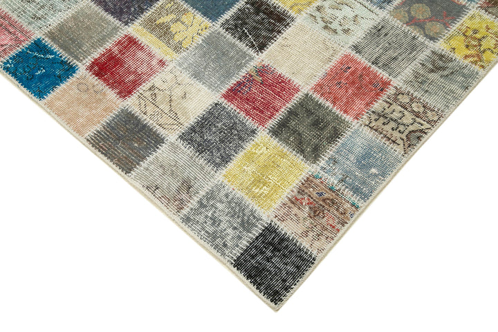 8x11 Multicolor Patchwork Rug- 28926