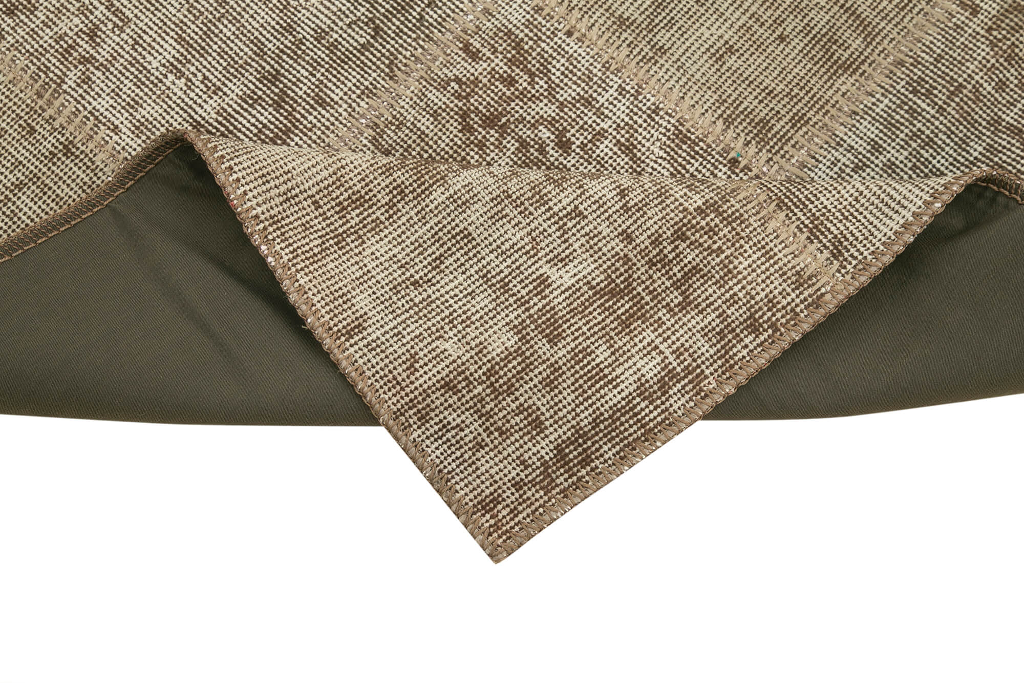 3x7 Brown Patchwork Runner Rug - 28964