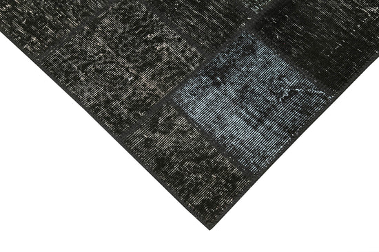 3x10 Black Patchwork Runner Rug - 28973