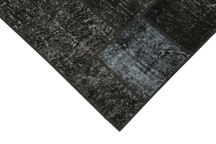 3x10 Black Patchwork Runner Rug - 28973