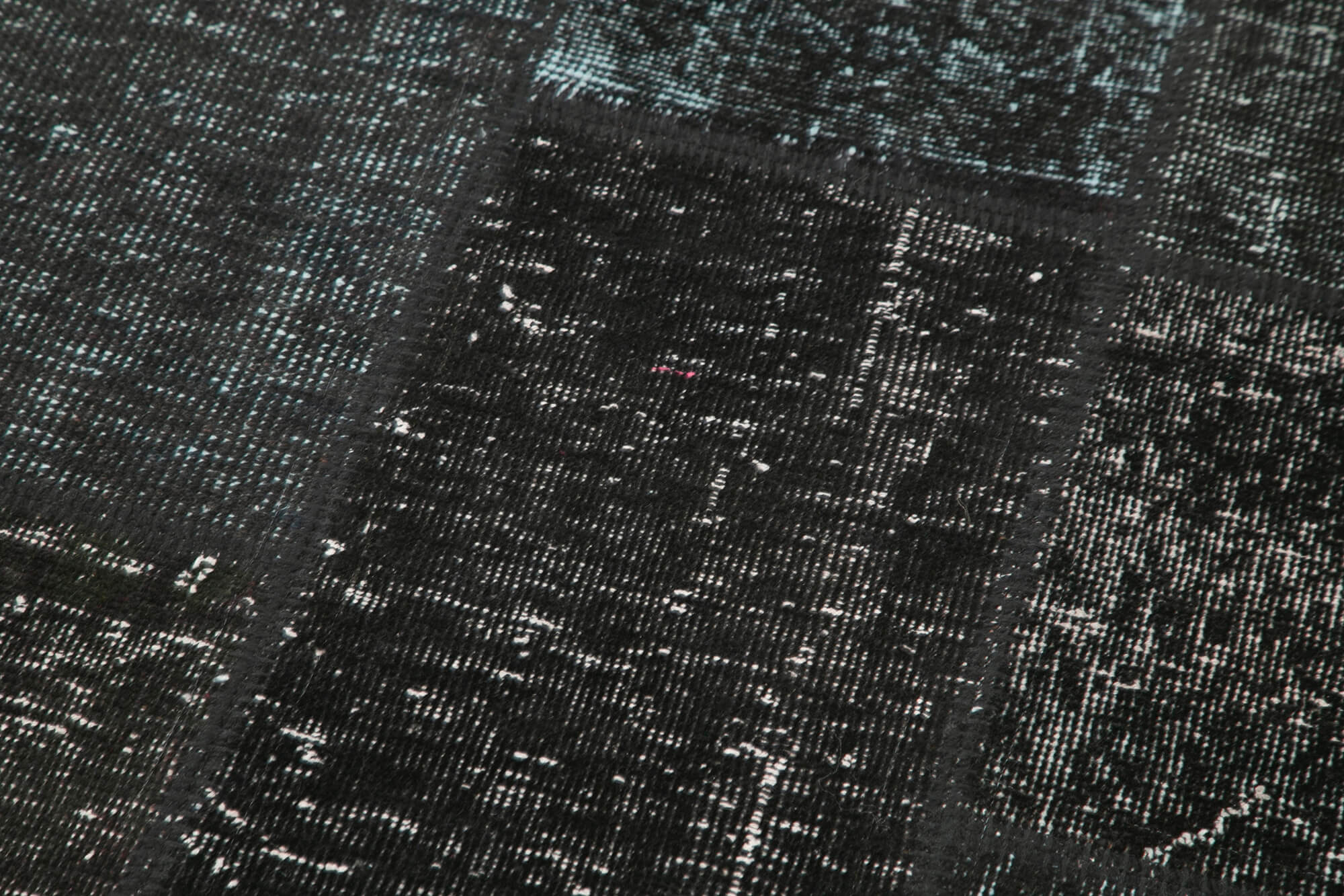 3x10 Black Patchwork Runner Rug - 28973