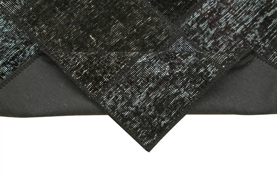 3x10 Black Patchwork Runner Rug - 28973