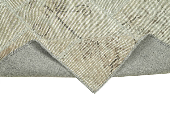 3x10 Beige Patchwork Runner Rug - 28977