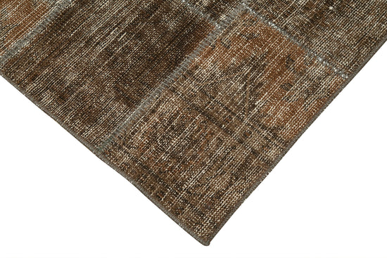 3x9 Brown Patchwork Runner Rug - 28995