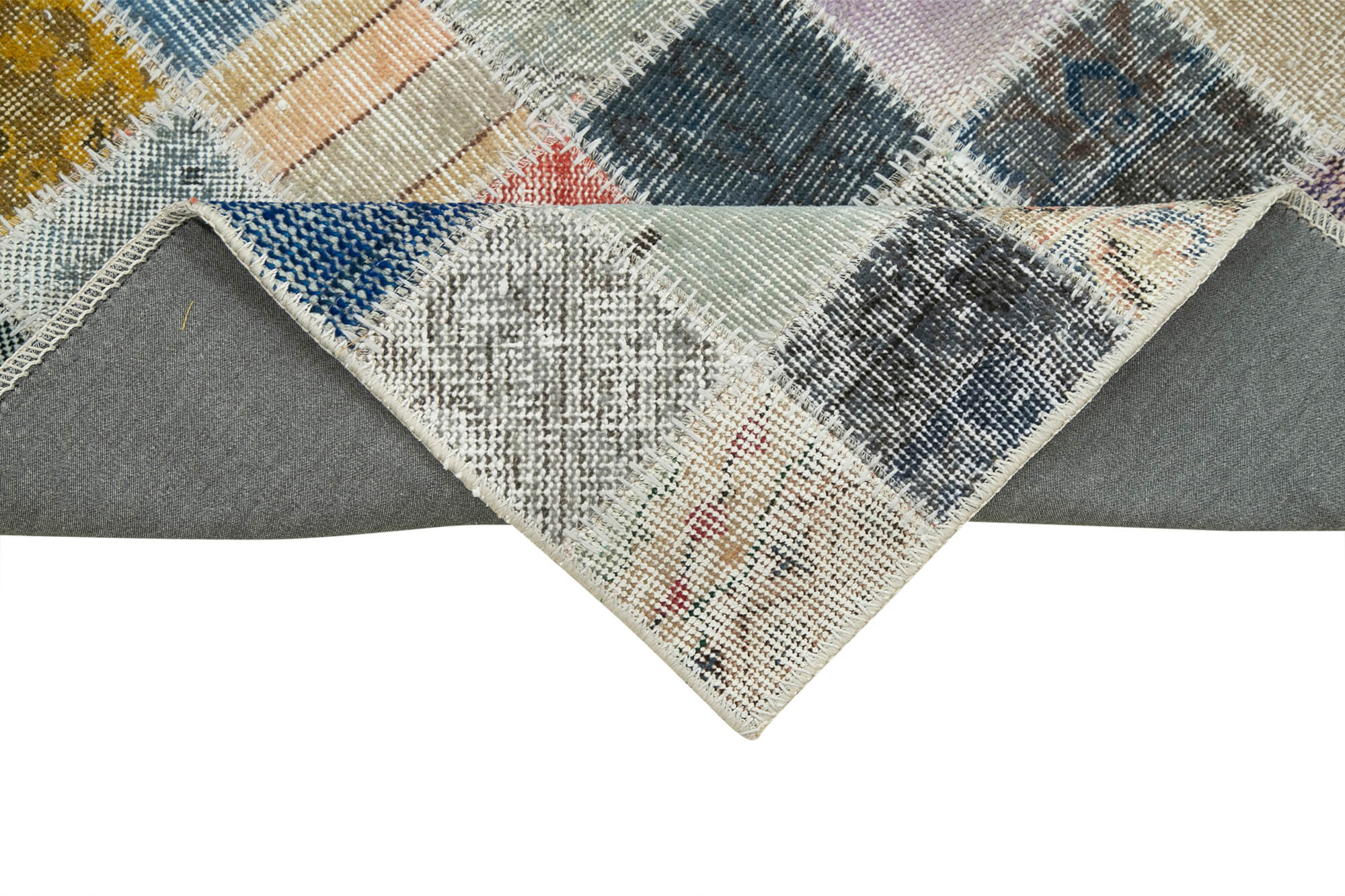 3x11 Multicolor Patchwork Runner Rug - 29015