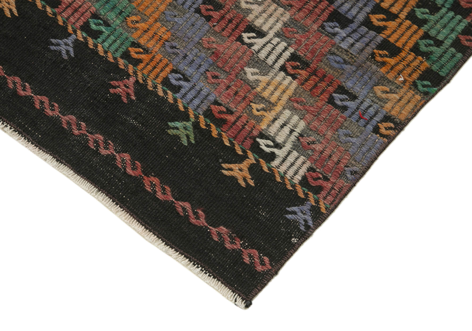 3x12 Multicolor Oriental Kilim Runner Rug - 29213