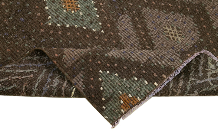 3x11 Brown Oriental Kilim Runner Rug - 29222