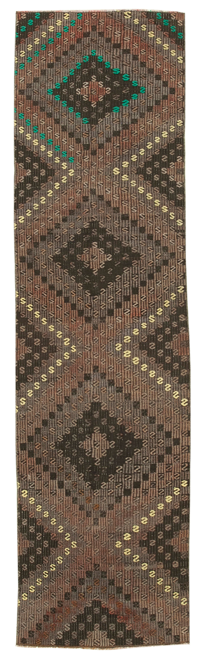 2x9 Multicolor Oriental Kilim Runner Rug - 29223
