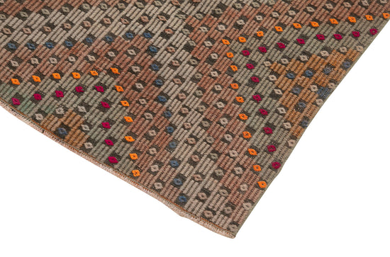 3x11 Multicolor Oriental Kilim Runner Rug - 29224