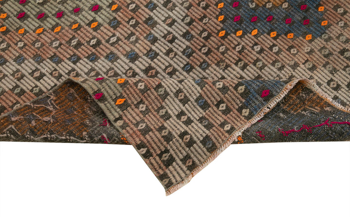 3x11 Multicolor Oriental Kilim Runner Rug - 29224