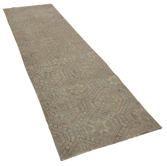 2x10 Grey Oriental Kilim Runner Rug - 29225