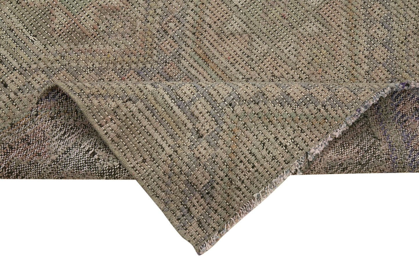 2x10 Grey Oriental Kilim Runner Rug - 29225