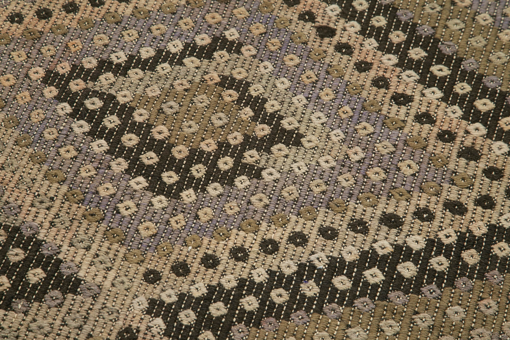 3x11 Brown Oriental Kilim Runner Rug - 29229