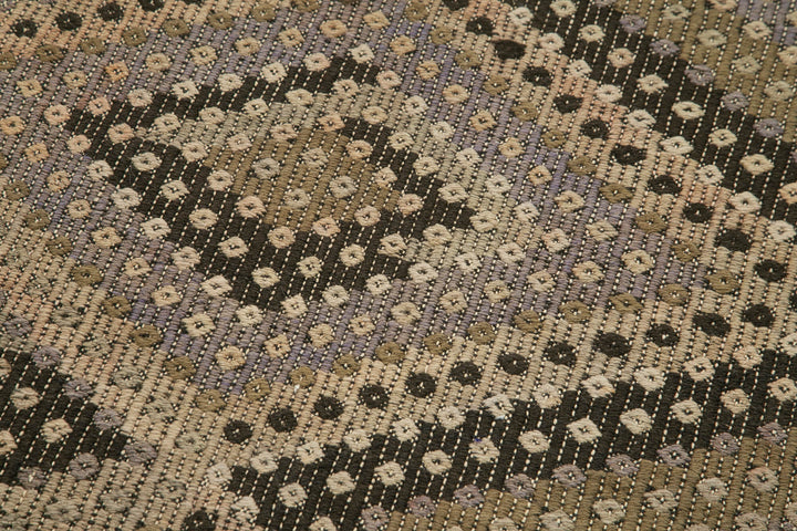 3x11 Brown Oriental Kilim Runner Rug - 29229