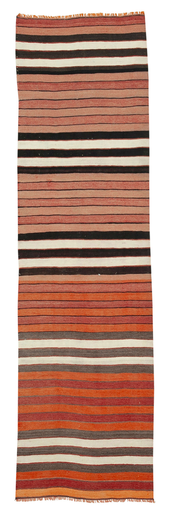 3x10 Multicolor Oriental Kilim Runner Rug - 29231