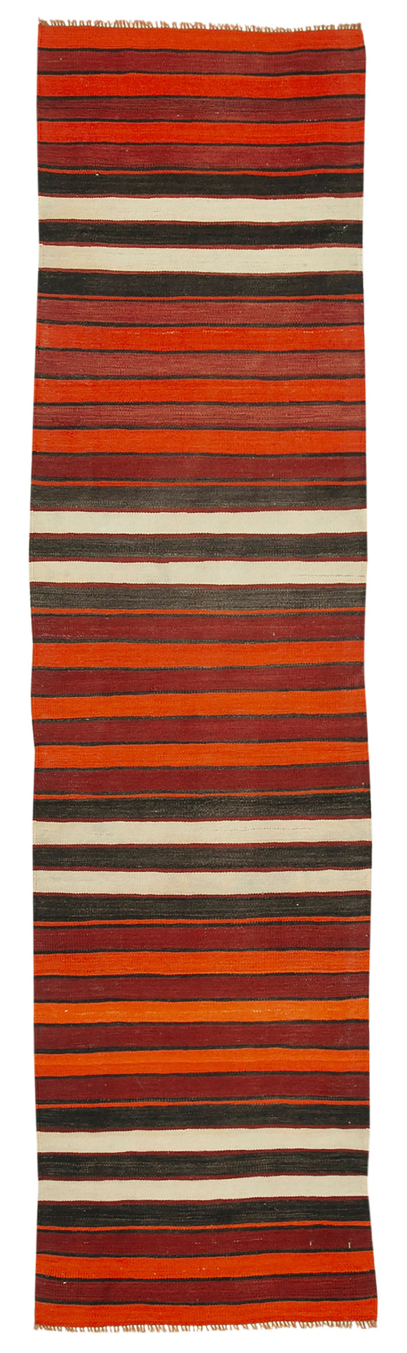 3x11 Multicolor Oriental Kilim Runner Rug - 29232