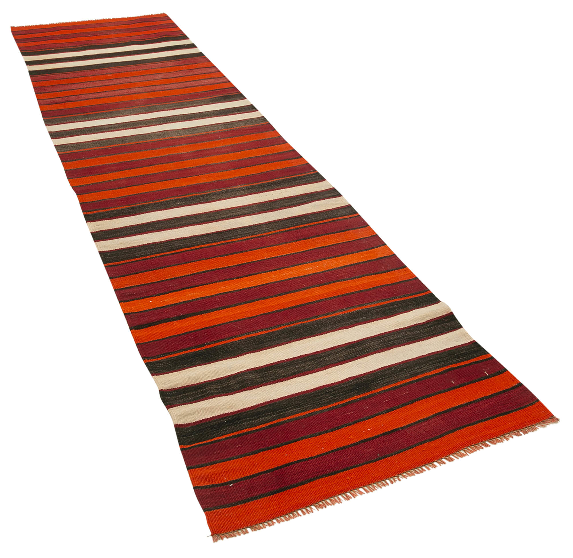 3x11 Multicolor Oriental Kilim Runner Rug - 29232