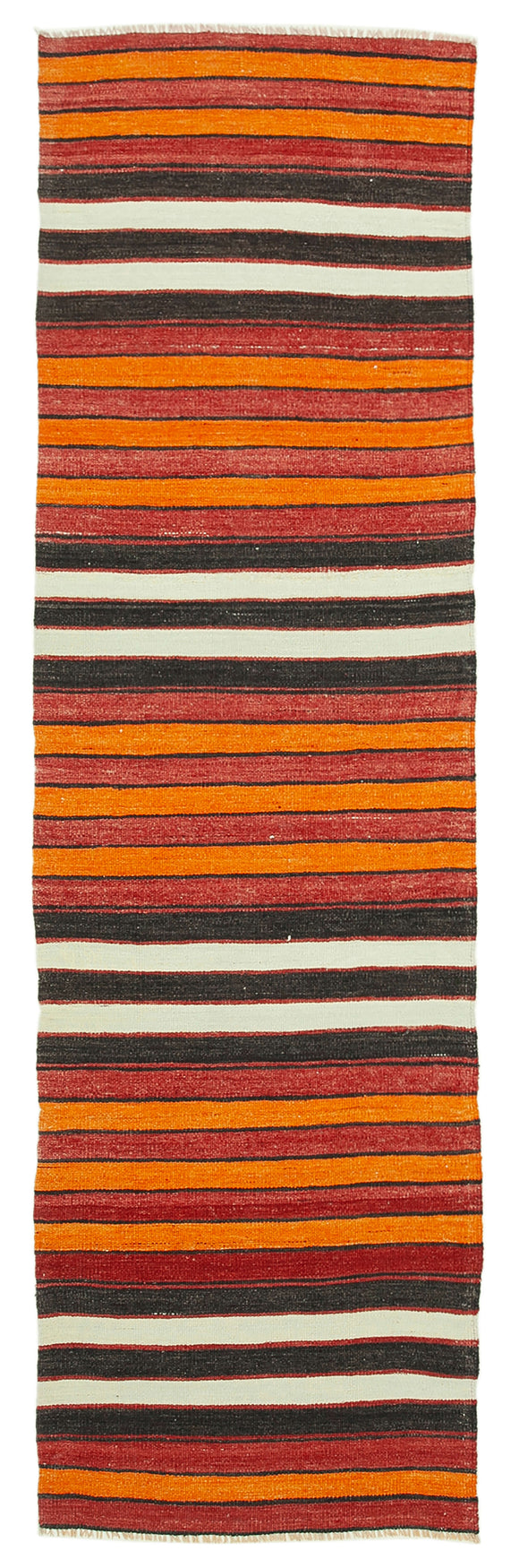 3x11 Multicolor Oriental Kilim Runner Rug - 29234
