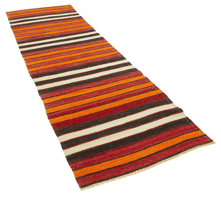 3x11 Multicolor Oriental Kilim Runner Rug - 29234