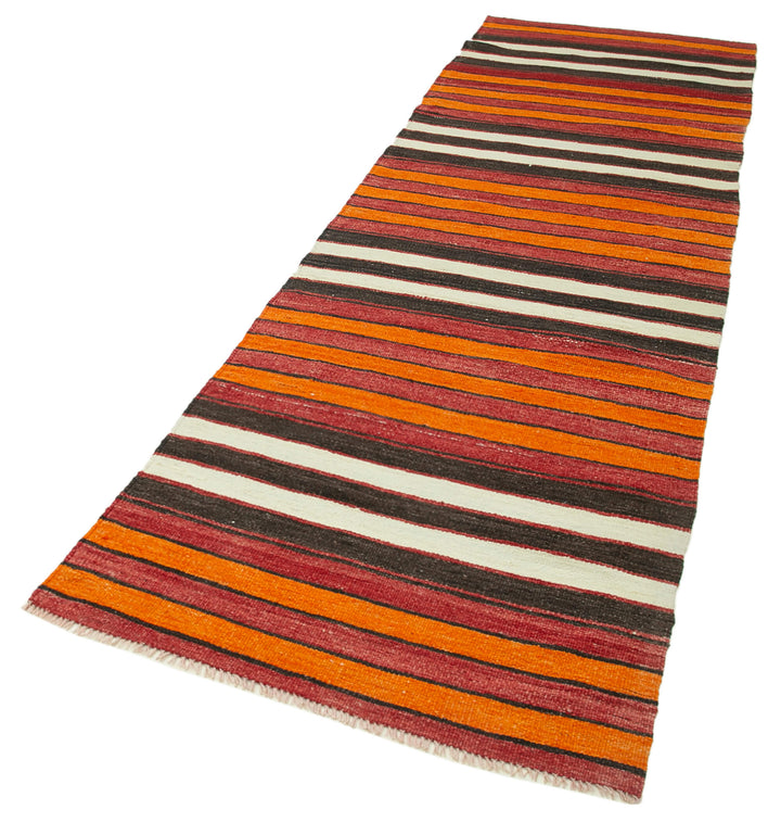 3x11 Multicolor Oriental Kilim Runner Rug - 29234