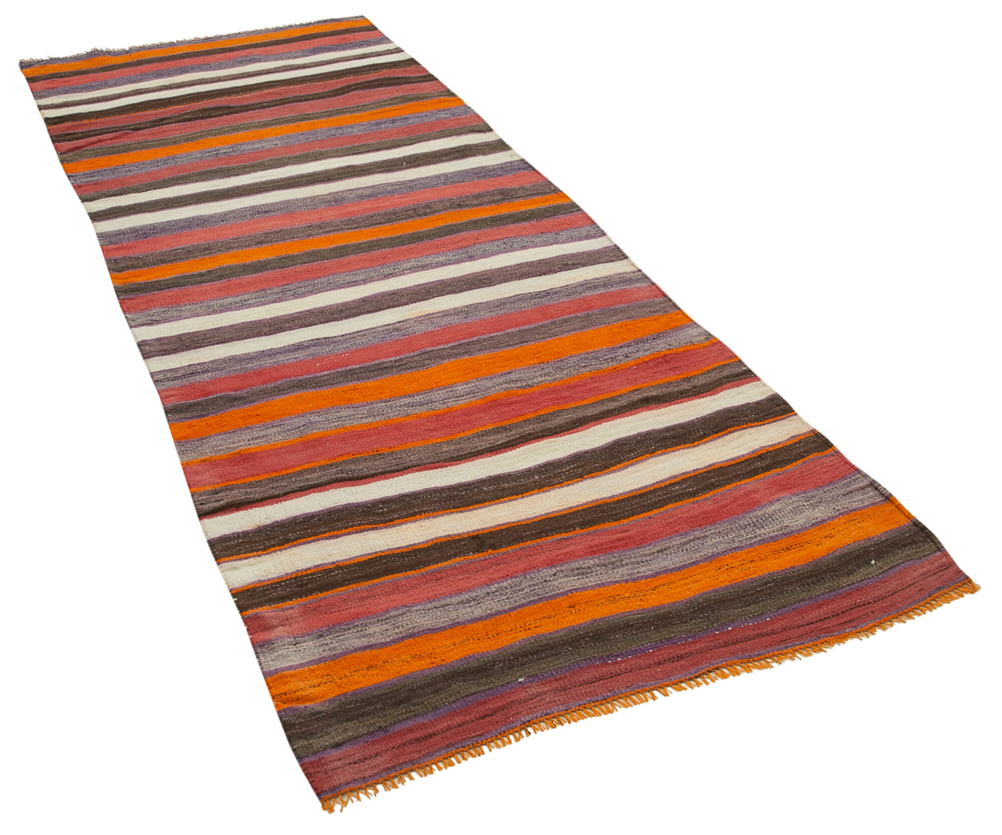 3x9 Multicolor Oriental Kilim Runner Rug - 29238