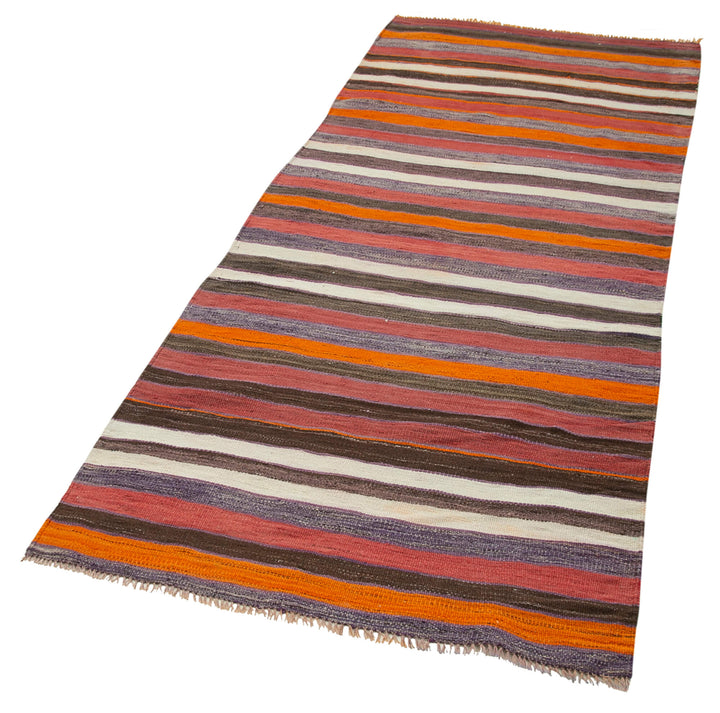 3x9 Multicolor Oriental Kilim Runner Rug - 29238