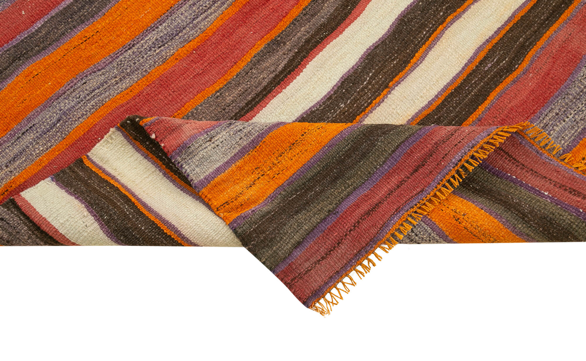 3x9 Multicolor Oriental Kilim Runner Rug - 29238