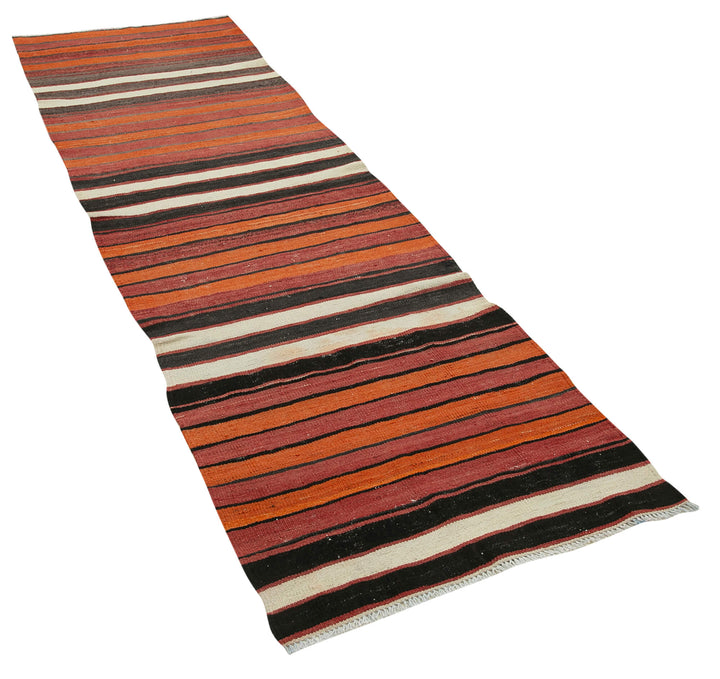 3x9 Multicolor Oriental Kilim Runner Rug - 29240