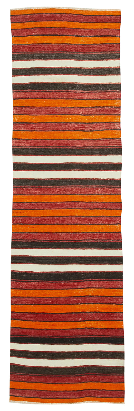 3x10 Multicolor Oriental Kilim Runner Rug - 29241