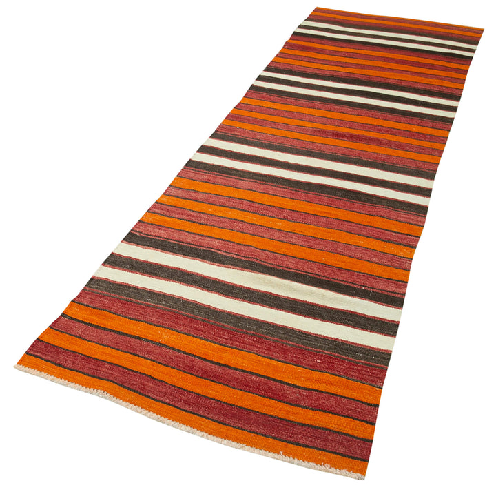 3x10 Multicolor Oriental Kilim Runner Rug - 29241